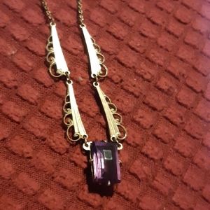 Vintage Amethyst Necklace